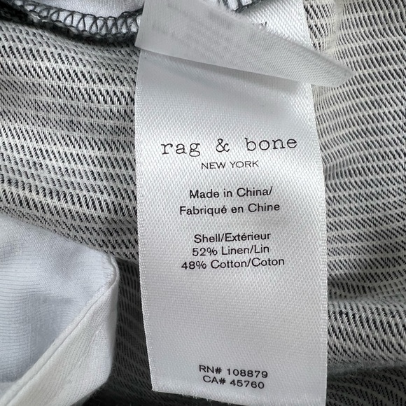 NWT🥼rag & bone Navy Stripe Surplus Romper SZ-10 - Picture 12 of 15